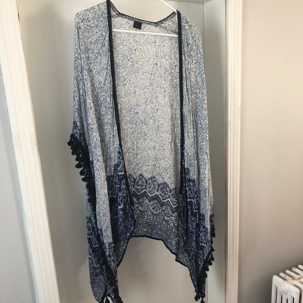 Navy shawl